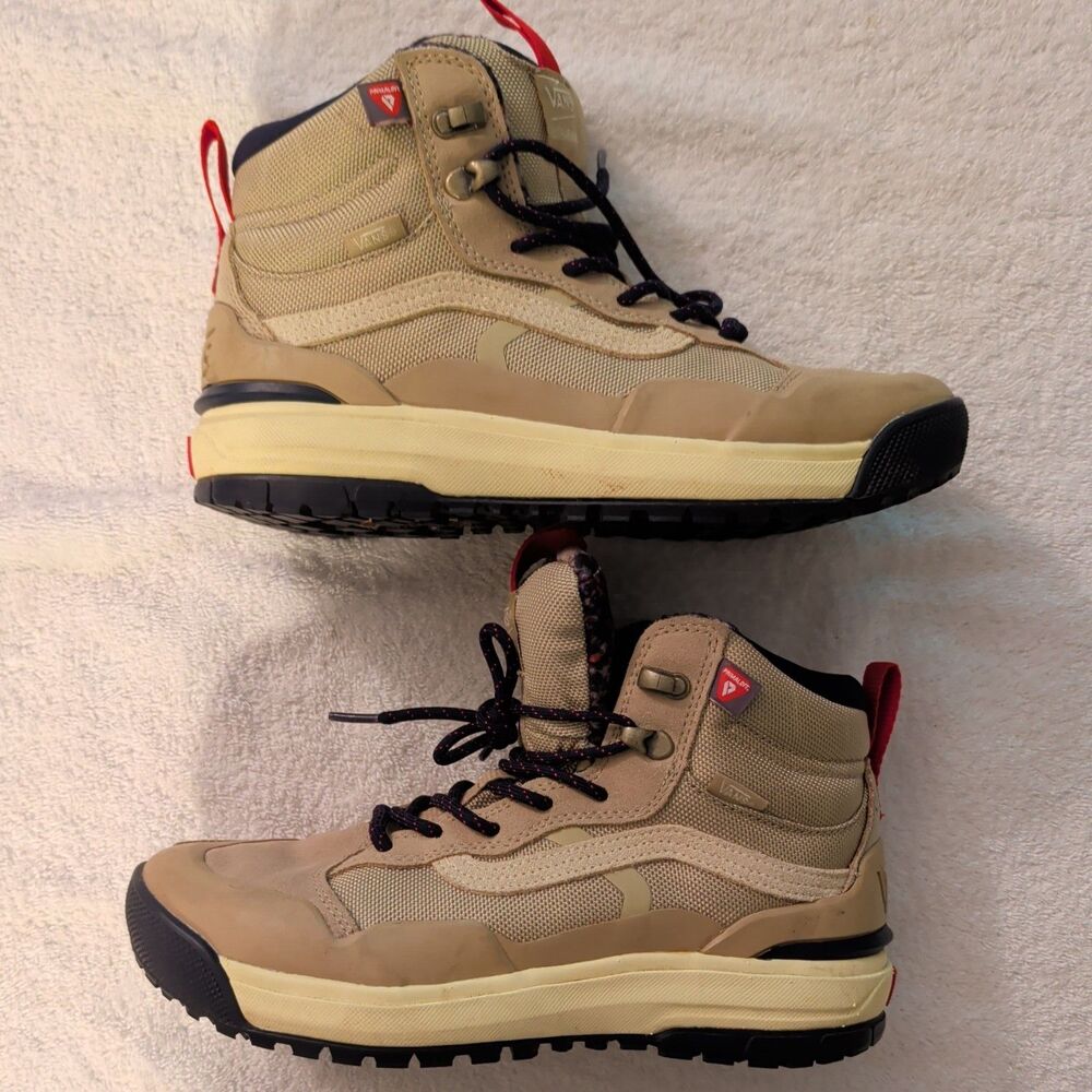 Vans UltraRange Exo Hi MTE-2 Waterproof Hiking Boots Beige Mens Size 7 - Picture 3 of 9